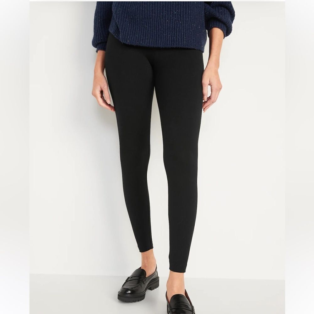 Old Navy High-Waisted Jersey Ankle Leggings!
